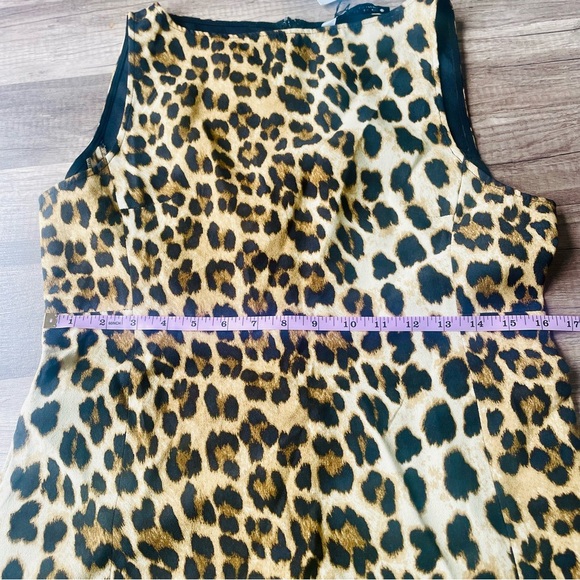 Zara Léopard Print Sheath Dress Large NWT NEW! - Picture 3 of 9